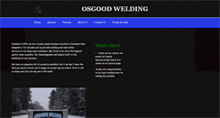 Desktop Screenshot of osgoodwelding.com
